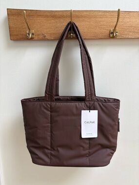 Calpak Luka Mini Tote (walnut) NWT